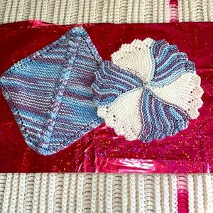 Hand crochet pot holders